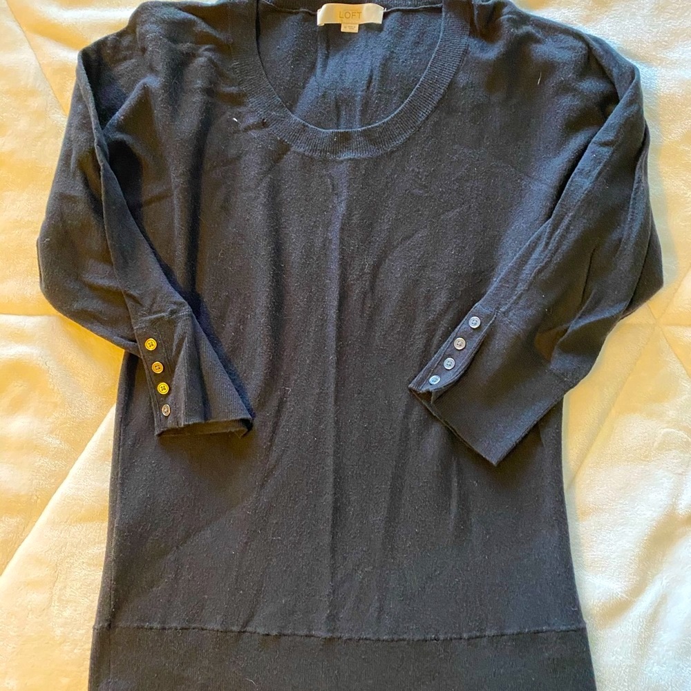Black loft sweater